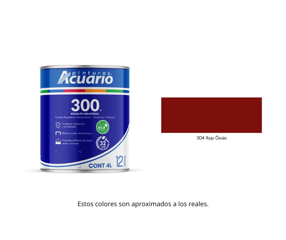 Esmalte 300 Acuario 4 Lt.