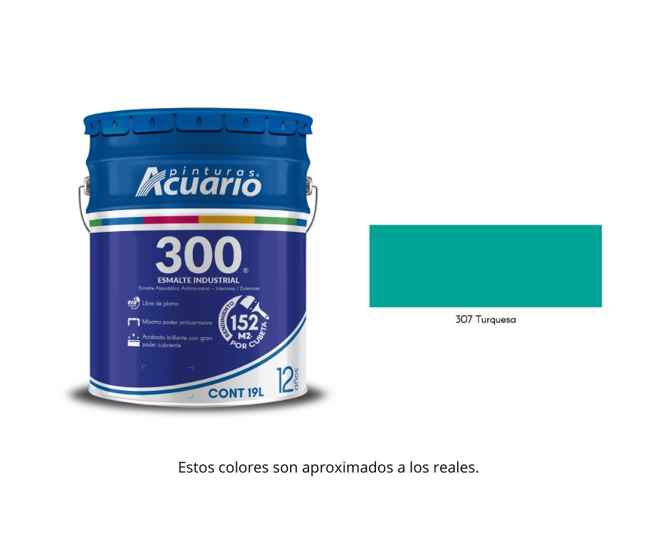 Esmalte 300 Acuario 19 Lt.
