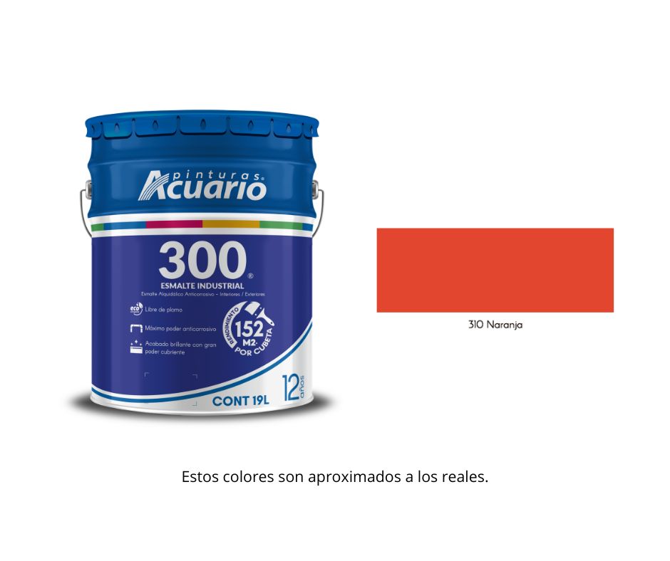 Esmalte 300 Acuario 19 Lt.