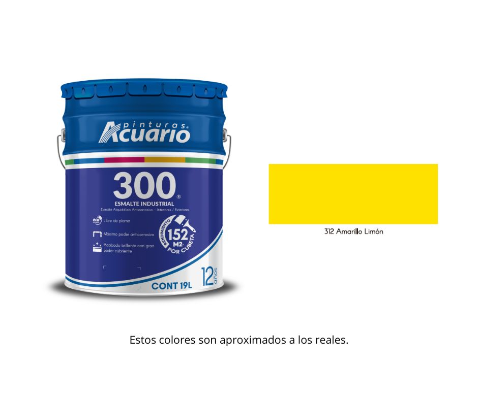 Esmalte 300 Acuario 19 Lt.