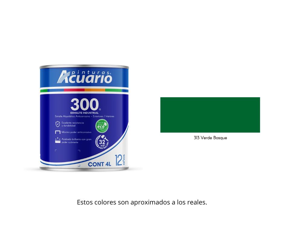Esmalte 300 Acuario 4 Lt.