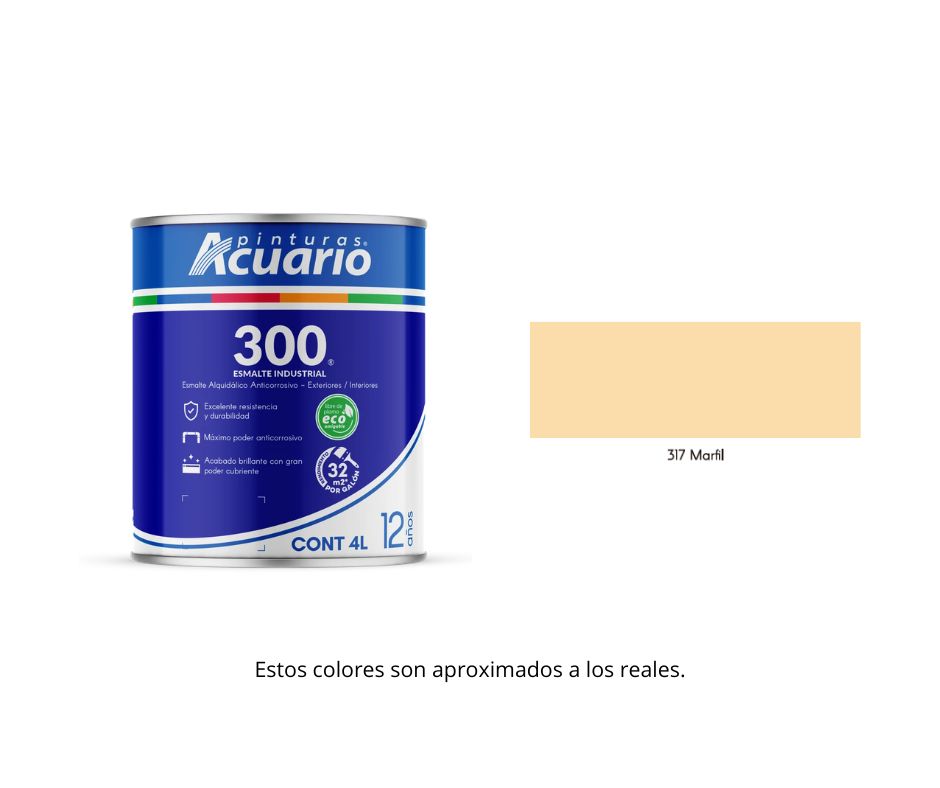Esmalte 300 Acuario 4 Lt.