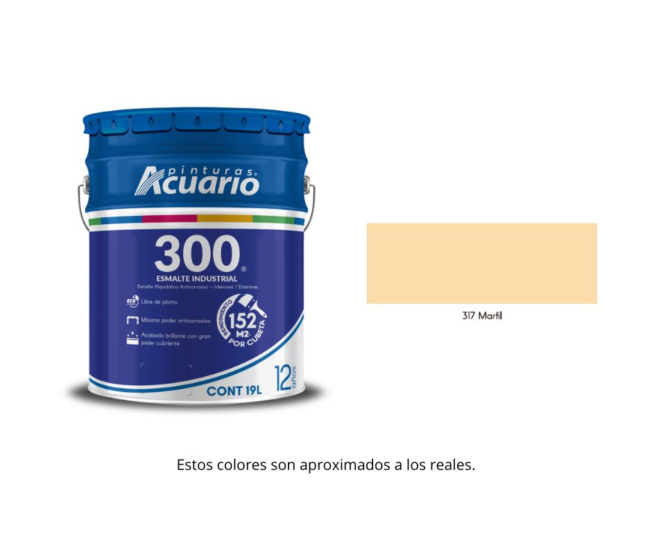Esmalte 300 Acuario 19 Lt.
