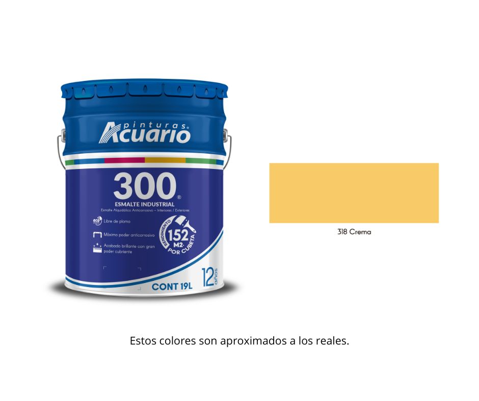 Esmalte 300 Acuario 19 Lt.