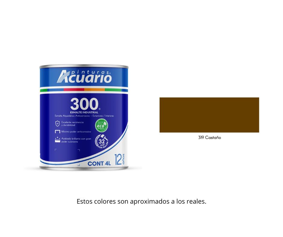 Esmalte 300 Acuario 4 Lt.