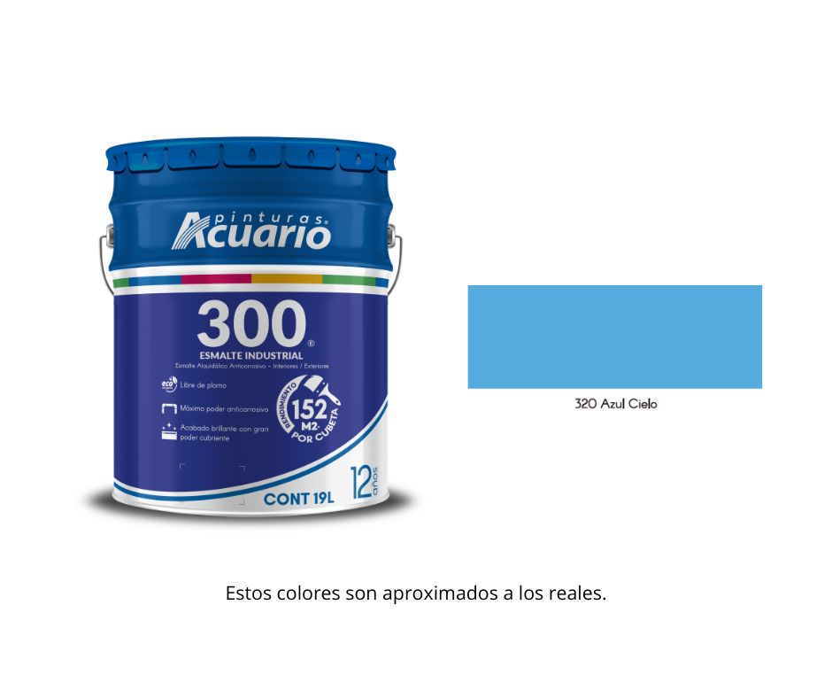 Esmalte 300 Acuario 19 Lt.