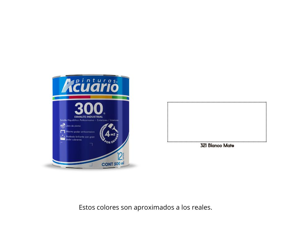 Esmalte 300 Acuario 500 ml.