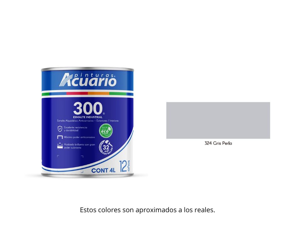 Esmalte 300 Acuario 4 Lt.