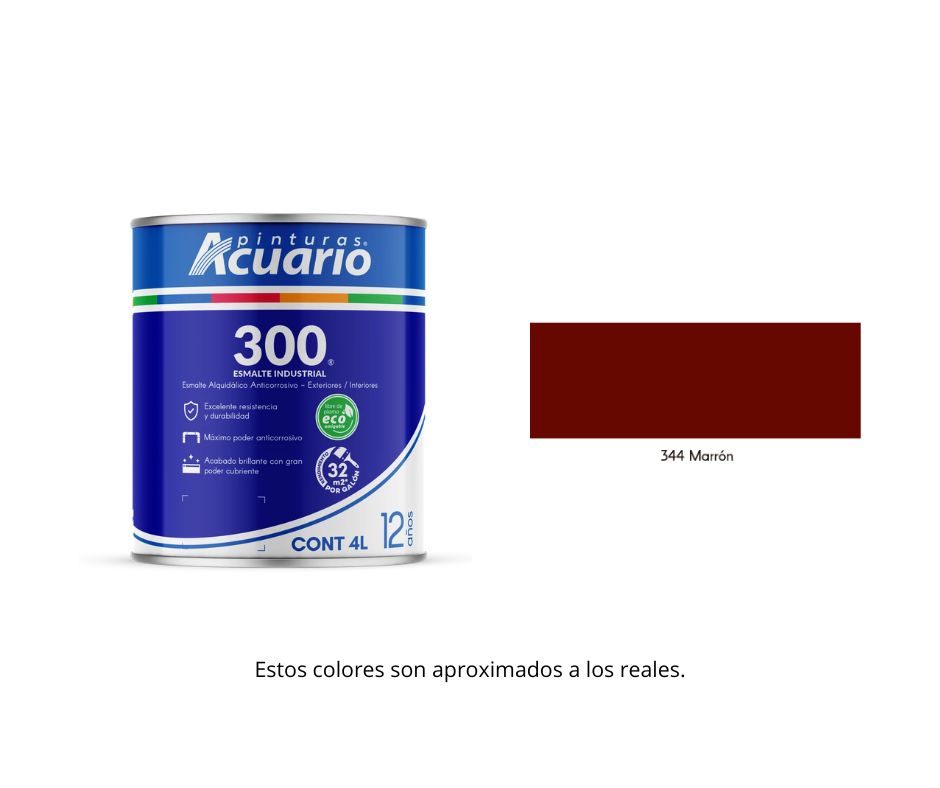 Esmalte 300 Acuario 4 Lt.