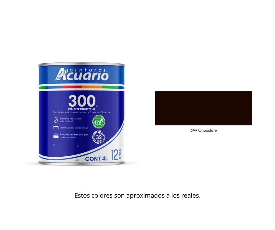 Esmalte 300 Acuario 4 Lt.