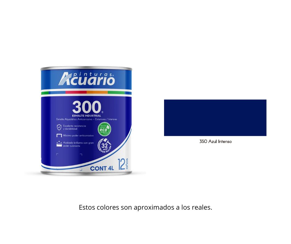 Esmalte 300 Acuario 4 Lt.