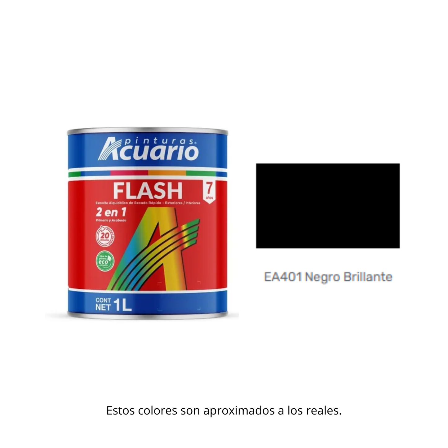 PINTURA FLASH 1 LT ACUARIO.