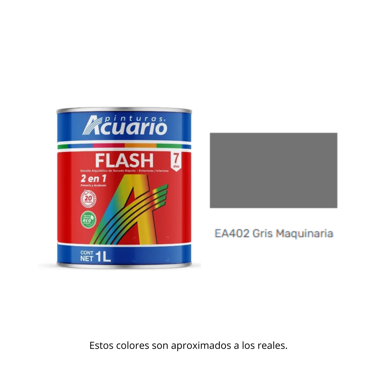 PINTURA FLASH 1 LT ACUARIO.