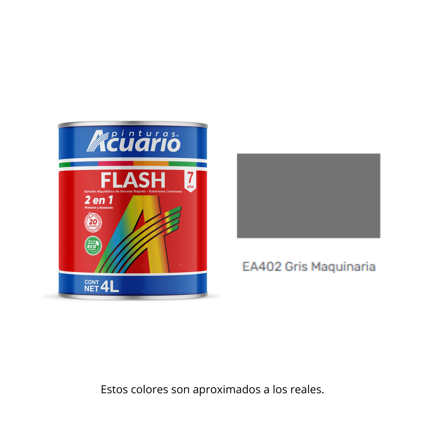 PINTURA FLASH 4 LT ACUARIO.