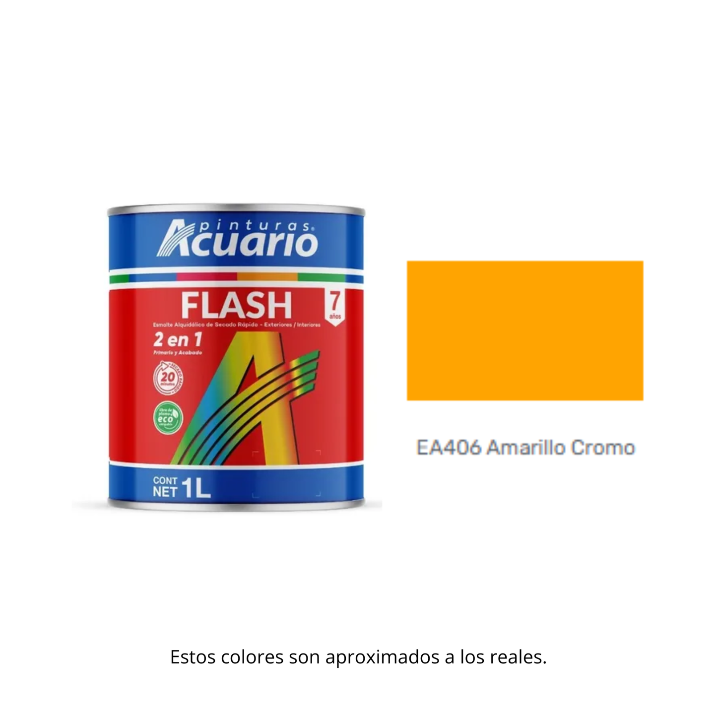 PINTURA FLASH 1 LT ACUARIO.