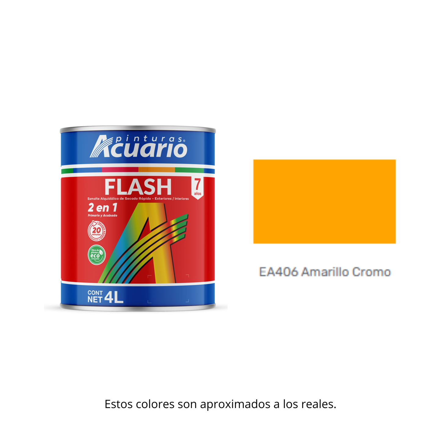 PINTURA FLASH 4 LT ACUARIO.