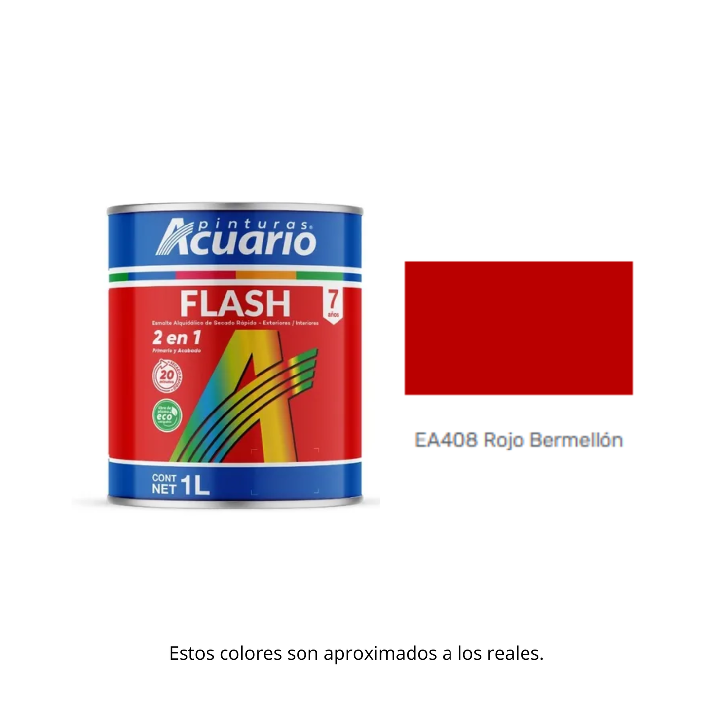 PINTURA FLASH 1 LT ACUARIO.