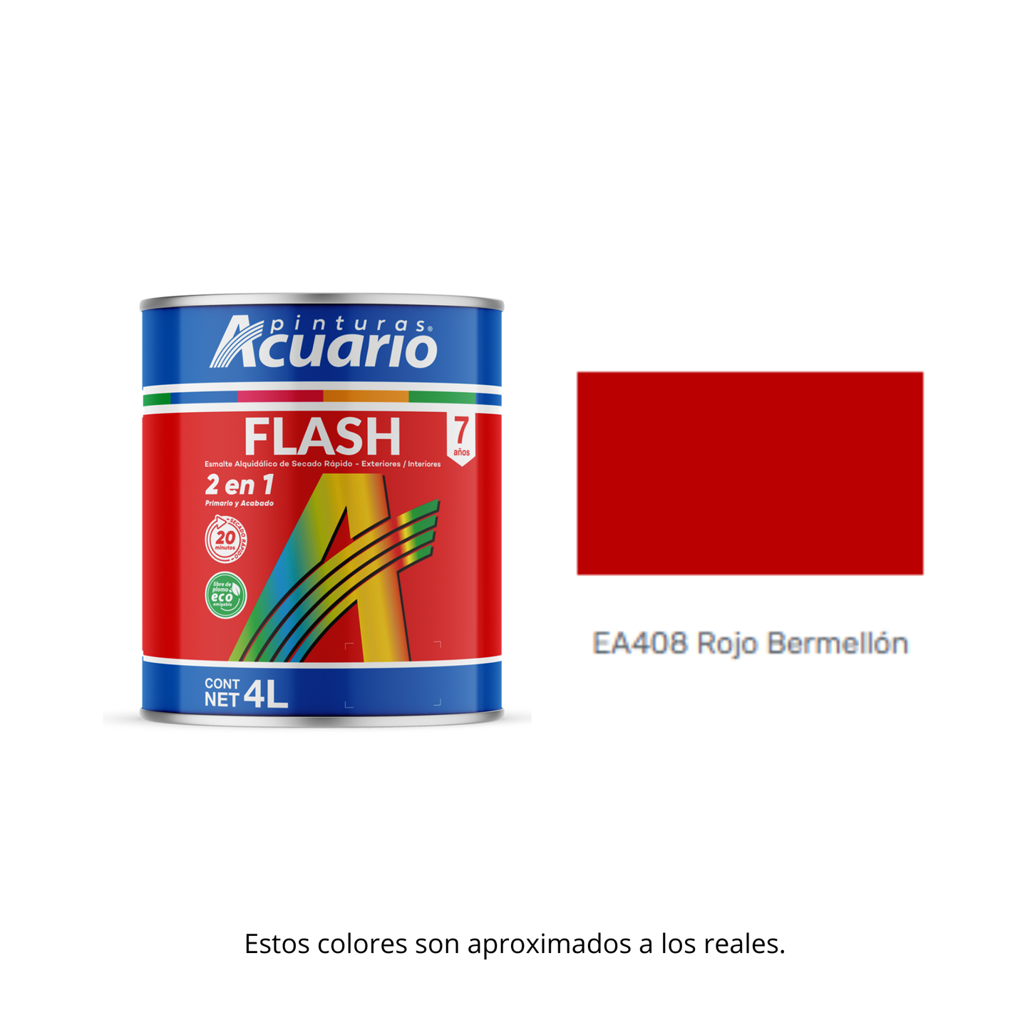 PINTURA FLASH 4 LT ACUARIO.