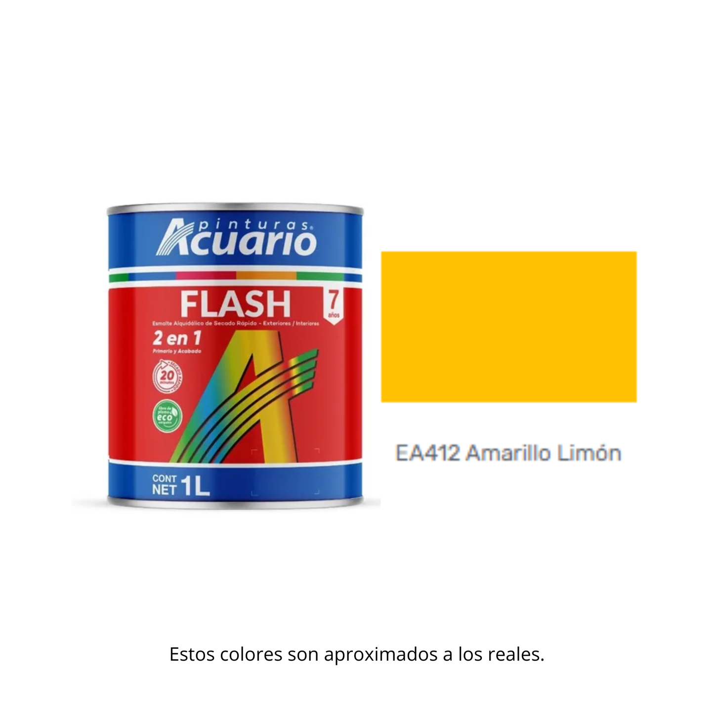 PINTURA FLASH 1 LT ACUARIO.