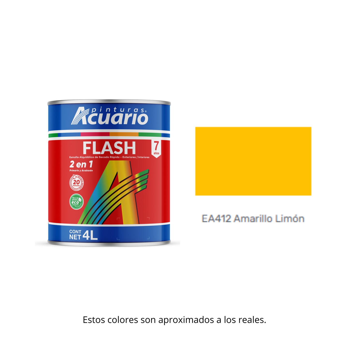 PINTURA FLASH 4 LT ACUARIO.