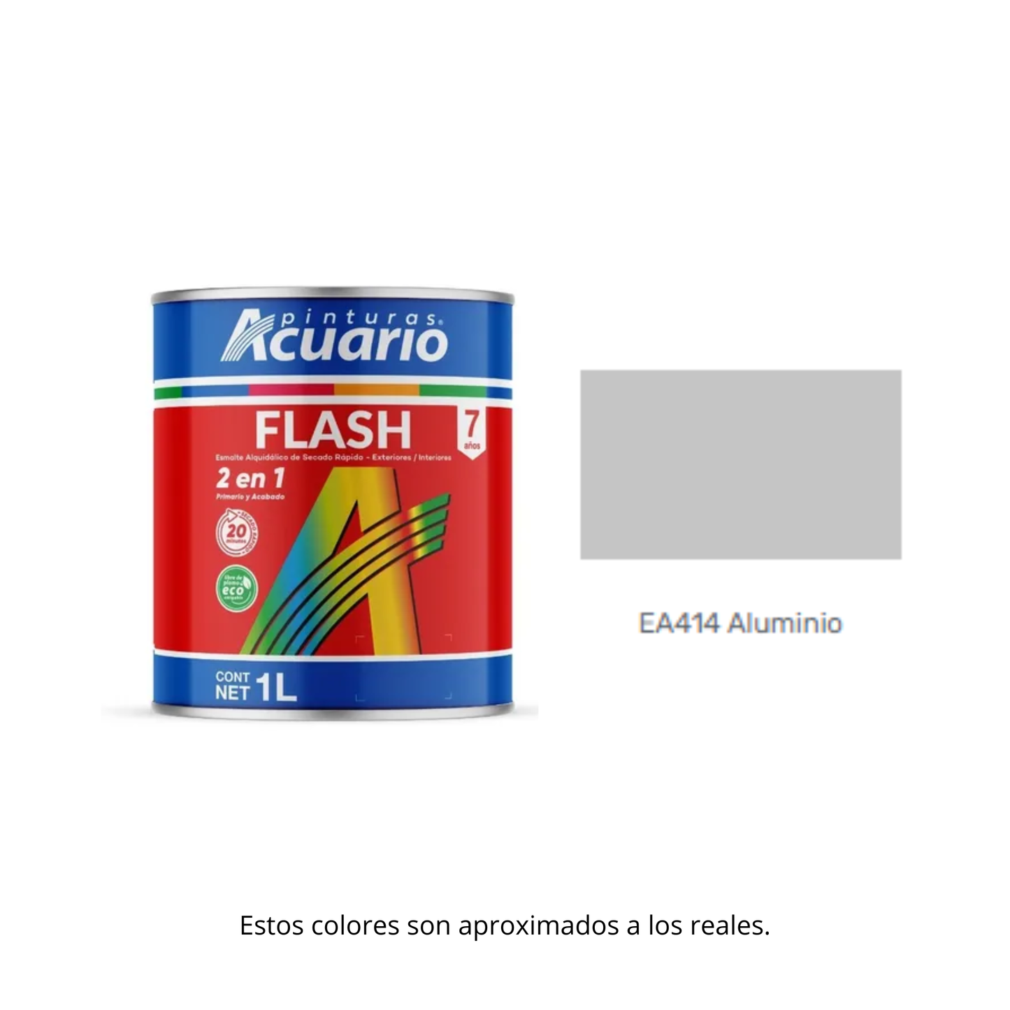 PINTURA FLASH 1 LT ACUARIO.
