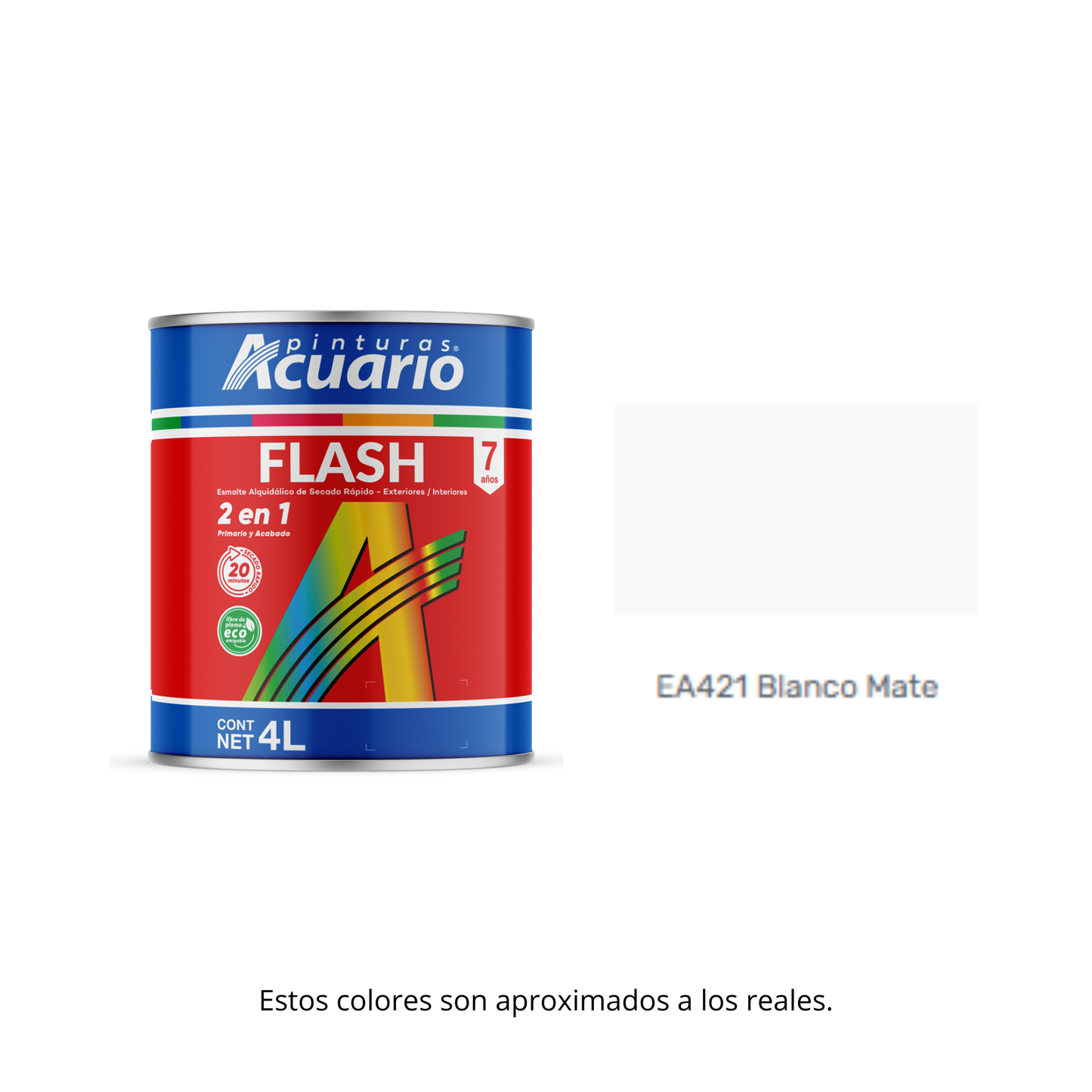 PINTURA FLASH 4 LT ACUARIO.