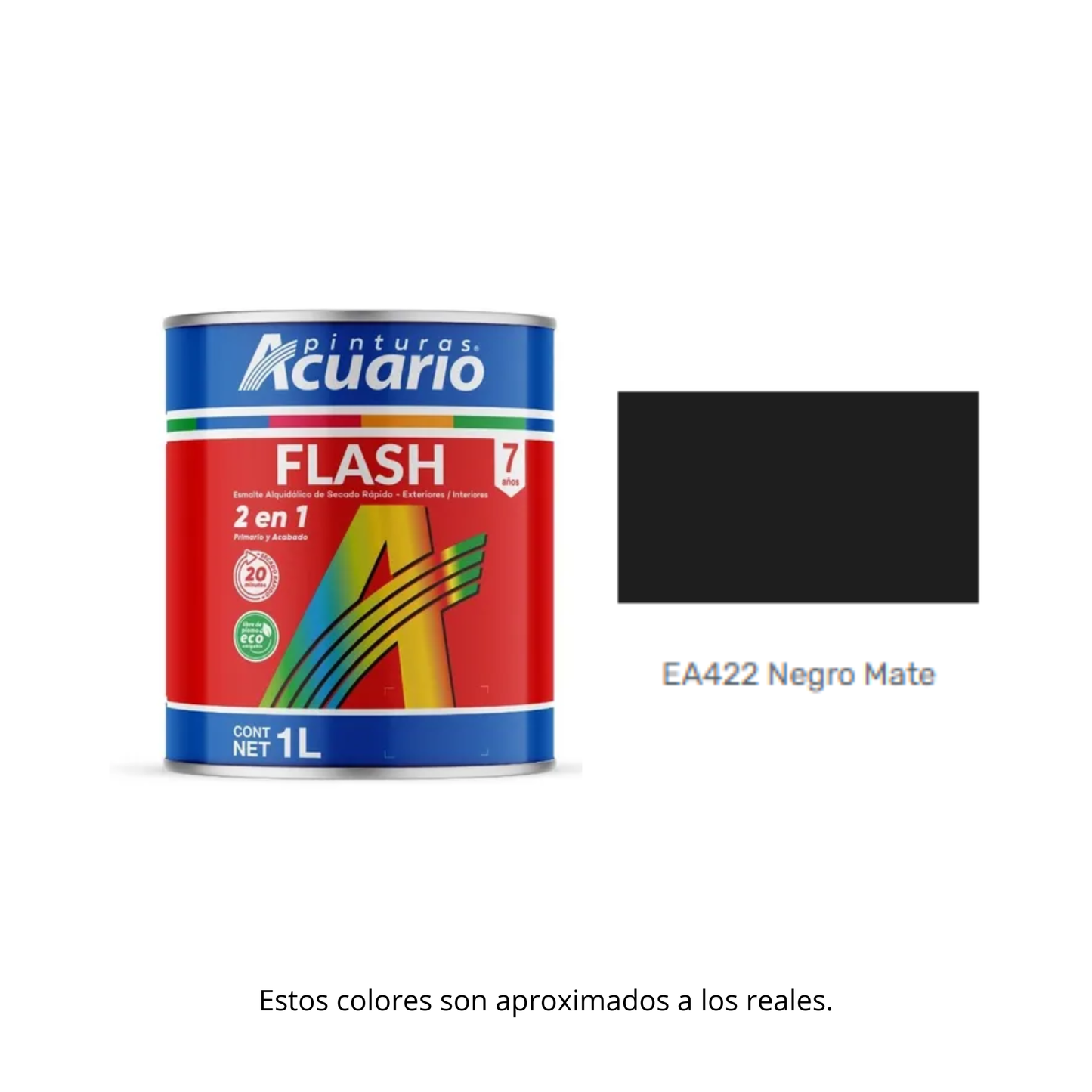 PINTURA FLASH 1 LT ACUARIO.