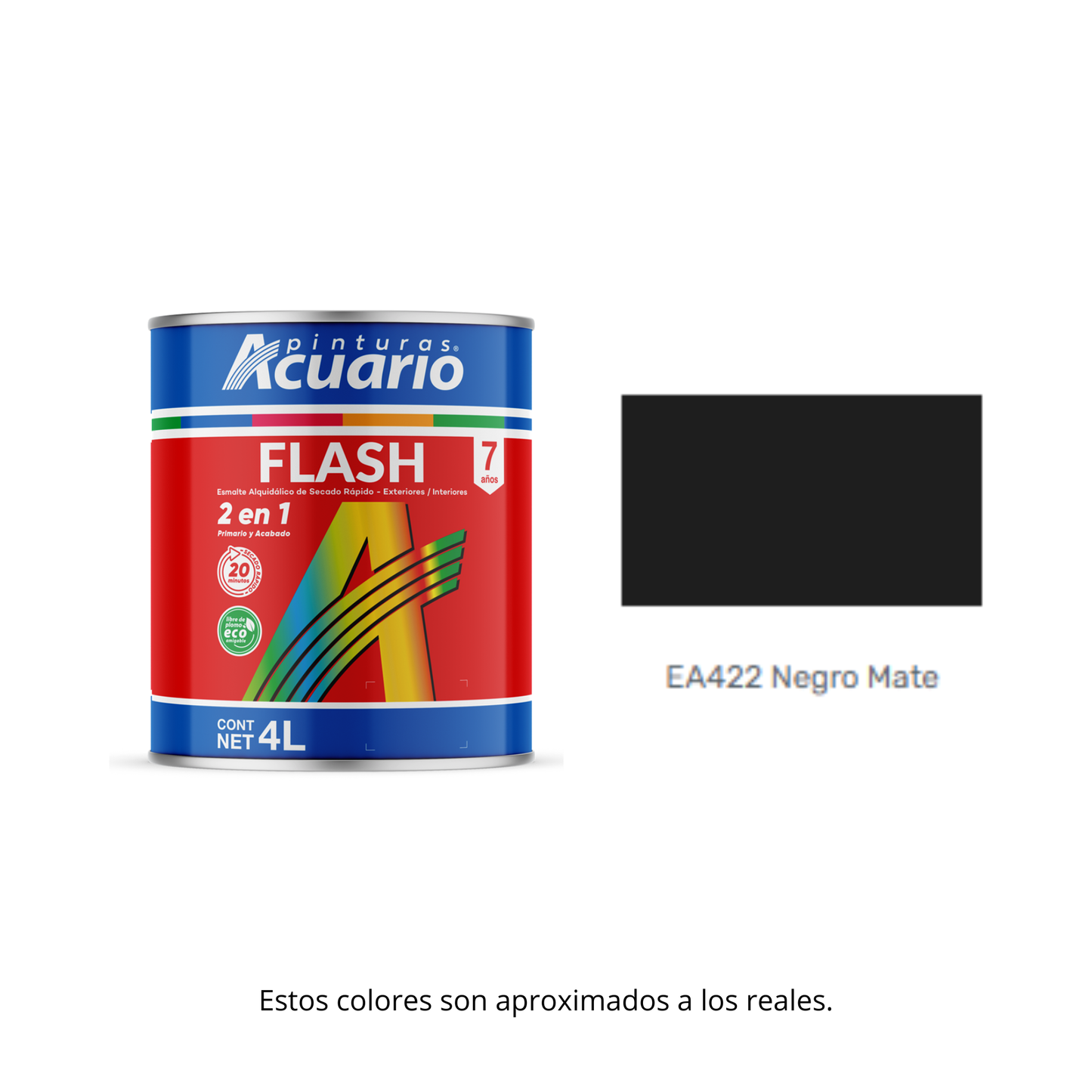 PINTURA FLASH 4 LT ACUARIO.