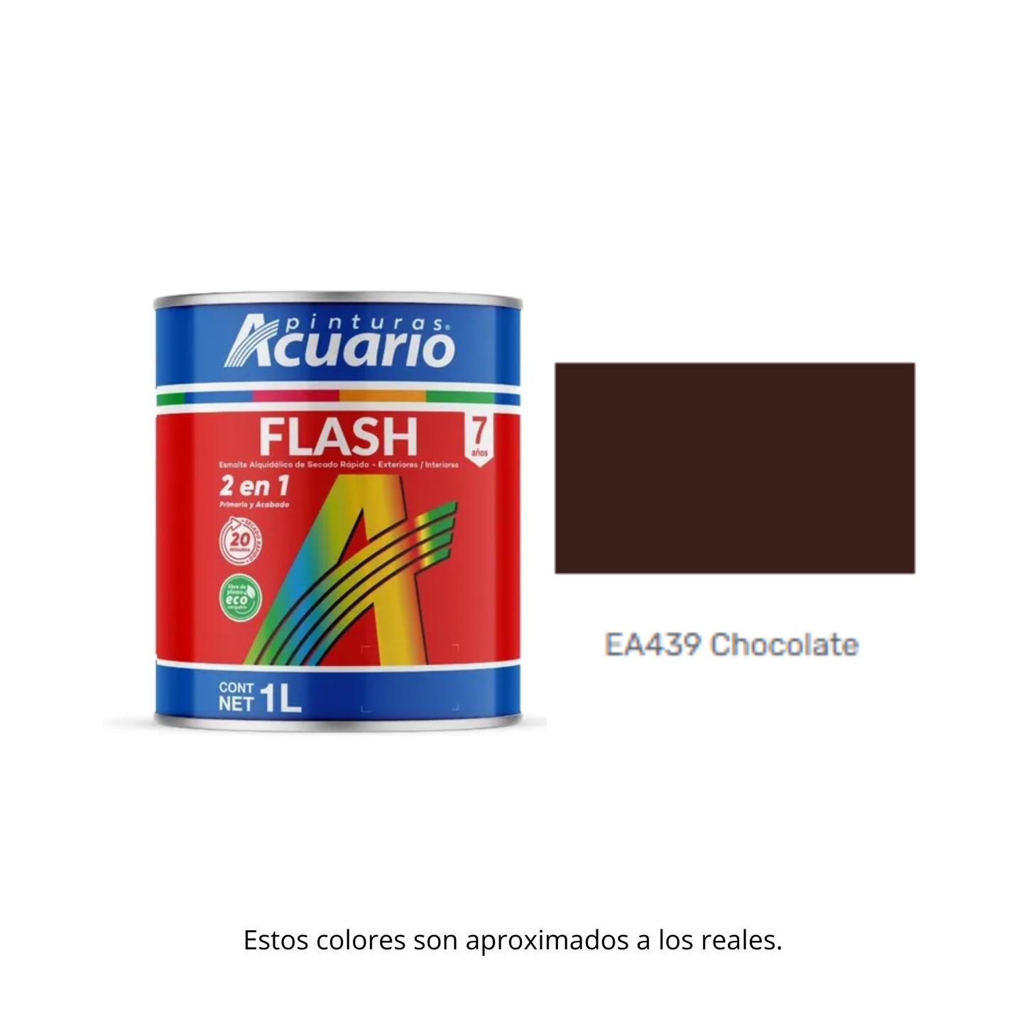 PINTURA FLASH 1 LT ACUARIO.