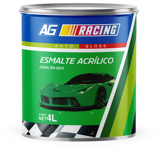 Esmalte Acrílico AG Blanco Brillante RN650 - Pinturas Acuario
