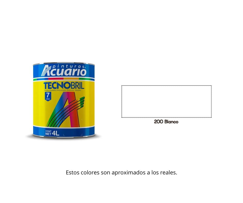 Esmalte Tecnobril Acuario 4 Lt.