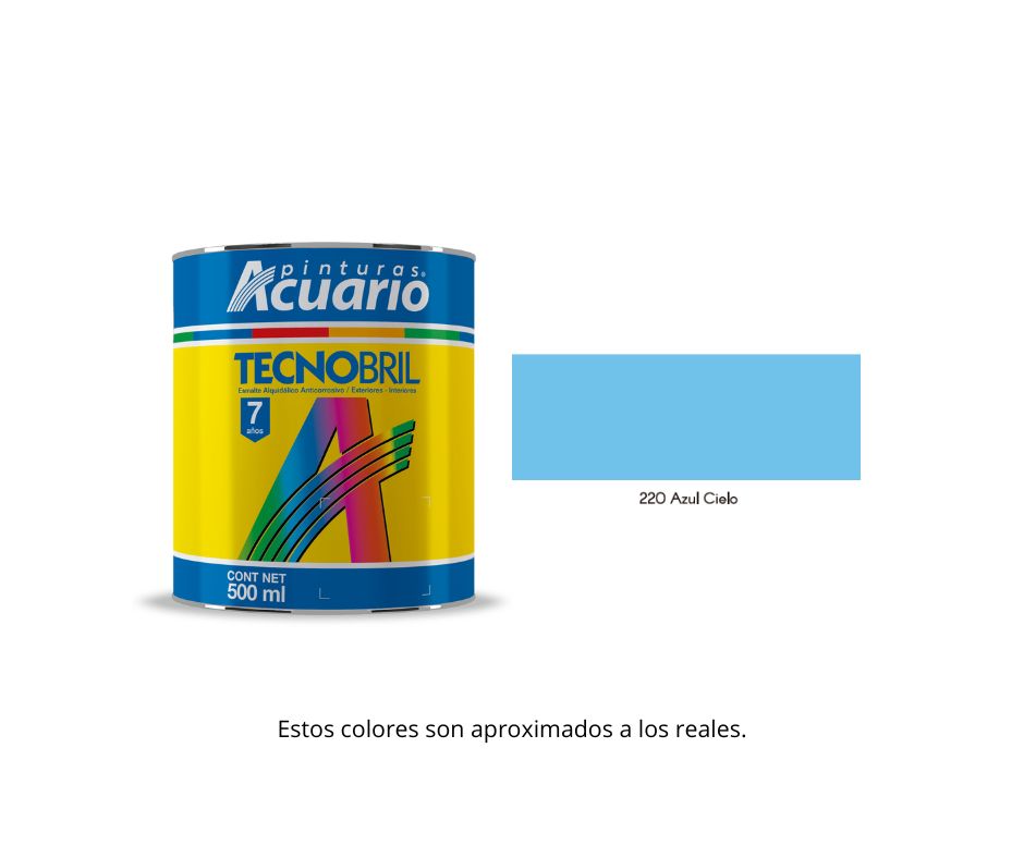 Esmalte Tecnobril Acuario 500 ml.