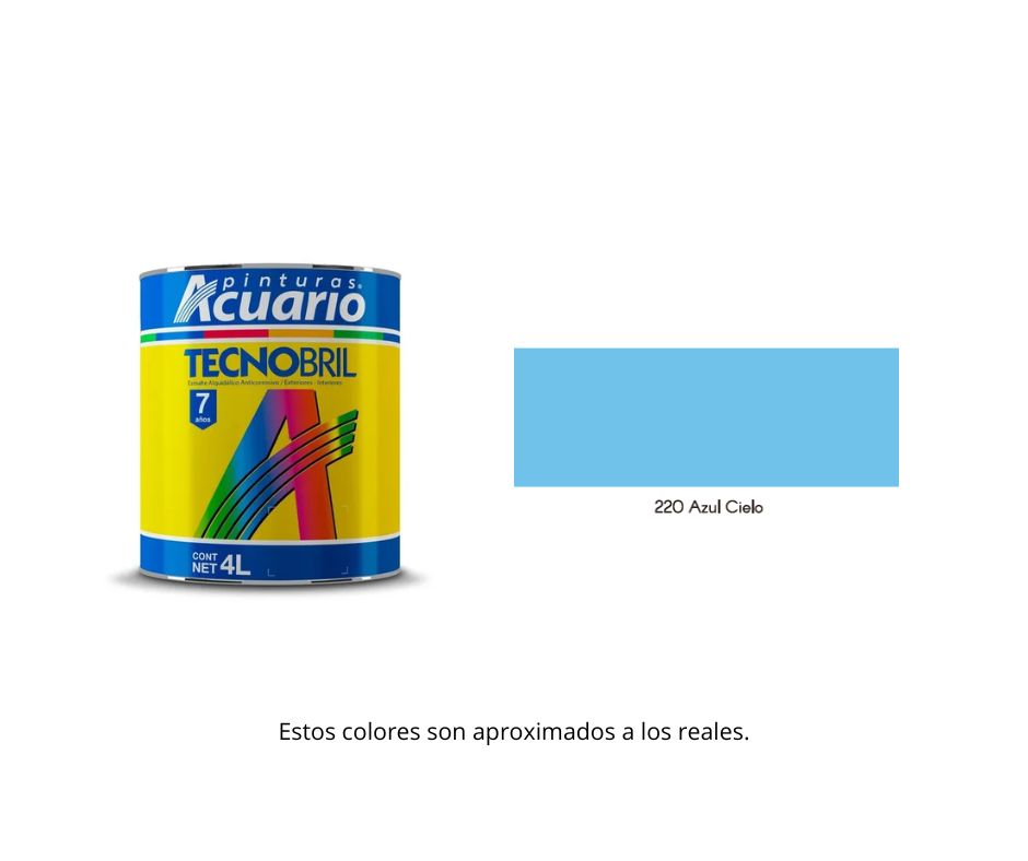 Esmalte Tecnobril Acuario 4 Lt.