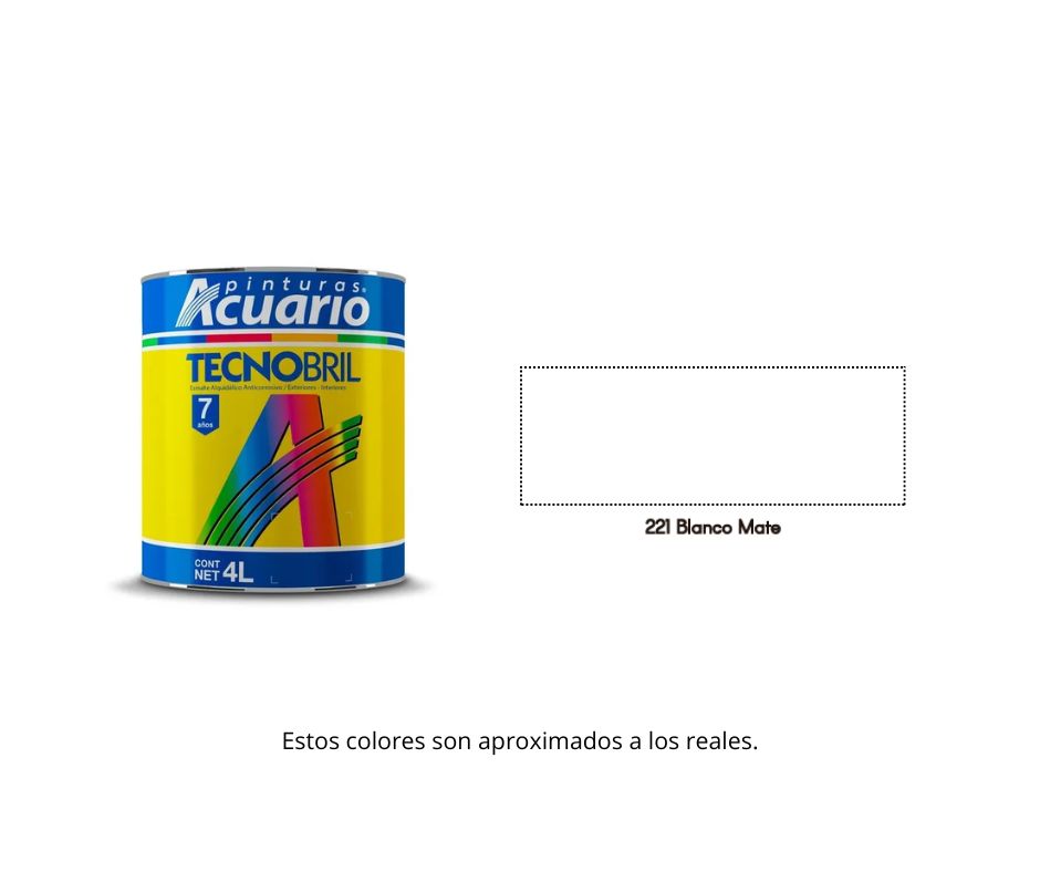 Esmalte Tecnobril Acuario 4 Lt.