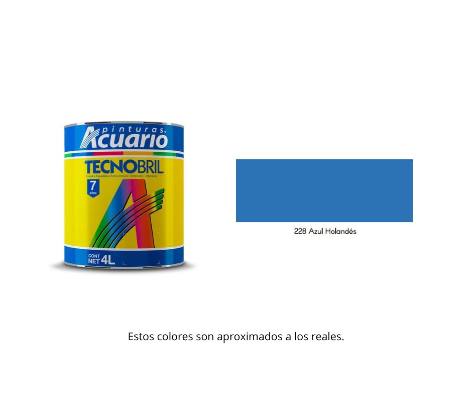 Esmalte Tecnobril Acuario 4 Lt.