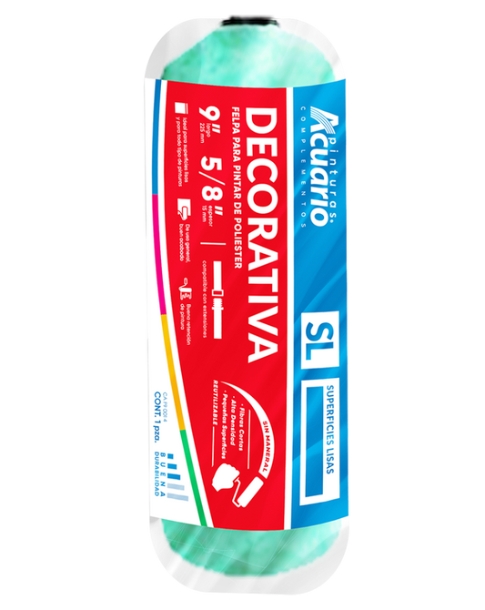 FELPA 9" DECORATIVA.