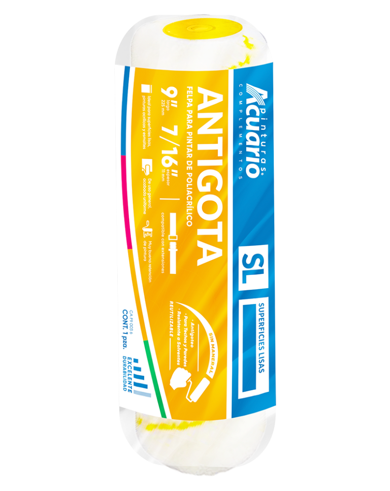 FELPA 9" ANTIGOTA.