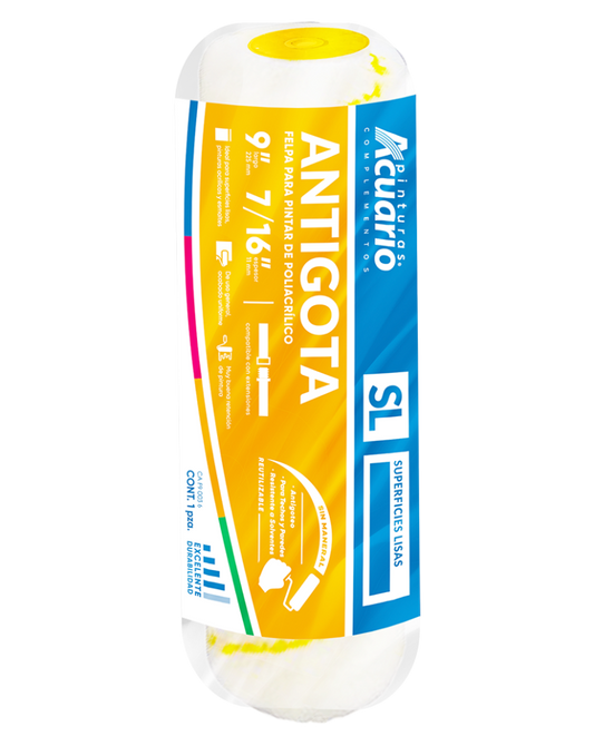 FELPA 9" ANTIGOTA.
