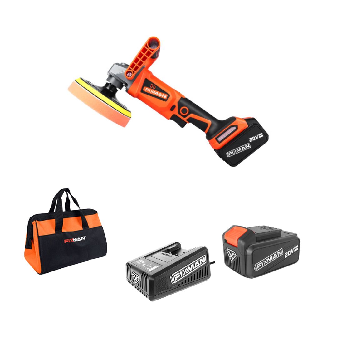 Pulidora Angular Inalámbrica Fixman 20V FL107001-1B4| 1 Batería