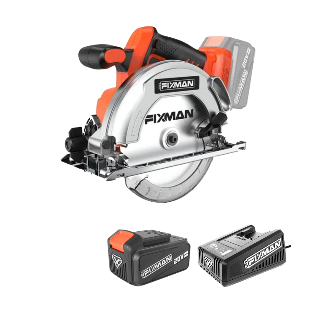 Sierra Circular Inalámbrica Fixman 20V FL121002 | 165mm | 1 Batería