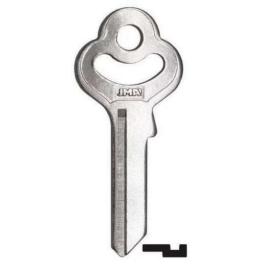 Paquete 10 Piezas Llave Niquelada Residencial GLO-19D
