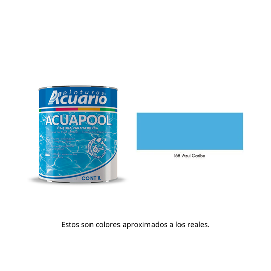 PINTURA PARA ALBERCA ACUAPOOL 1LT.