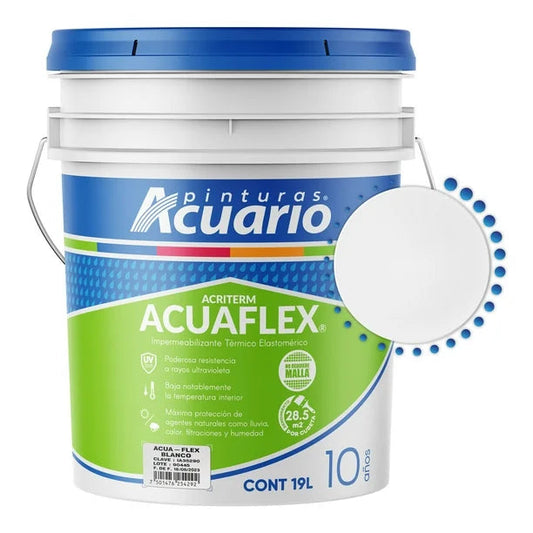 Impermeabilizante Acuaflex 10 Años 19L | Máxima Protección Térmica