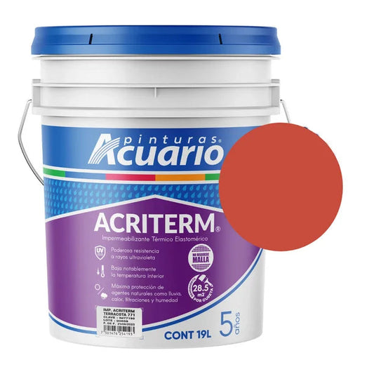Impermeabilizante Acriterm 5 Años 19L | Acrílico Elastomérico