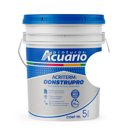 Impermeabilizante Acriterm Construpro 5 Años | Acrílico Elastomérico