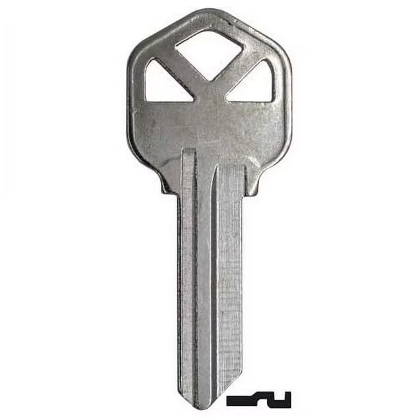Paquete 10 Piezas Llave Niquelada Residencial KWI-1