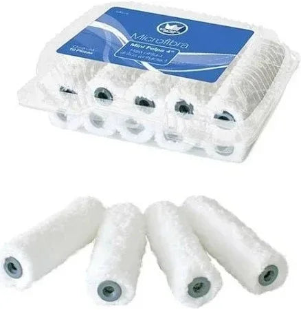 10 Mini Felpas De Microfibra 4 Pulgadas Marca Corona Mr0004 - Acabados Pinte