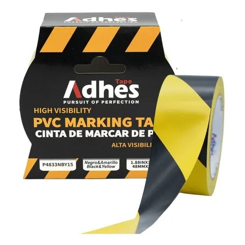 ADHES CINTA DE MARCAJE VINILICA AMARILLO REFLEJANTE 48MM X 33M