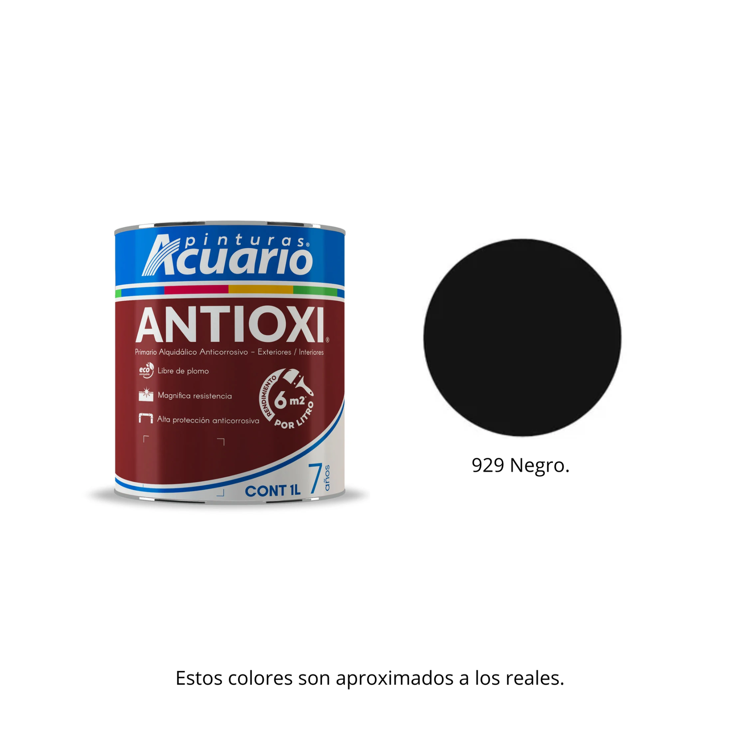 Primario Estructurista Antioxi Acuario 1 Lt - Base Anticorrosiva