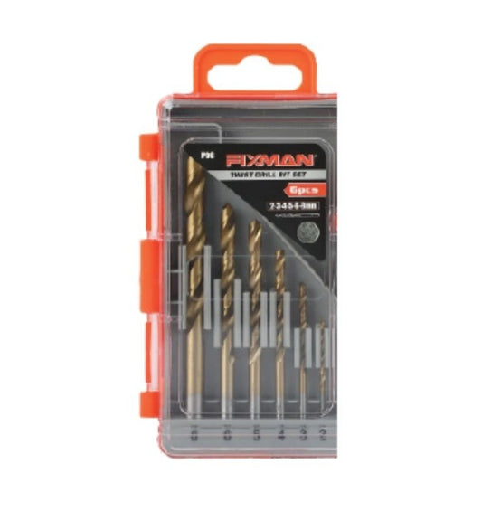 Juego de 6 Brocas para Metal Fixman HSS